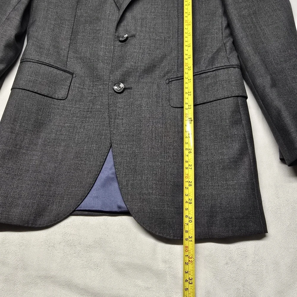 suitsupply vitale barberis canonico blazer Men Size 38r‎ Grey Super 110s